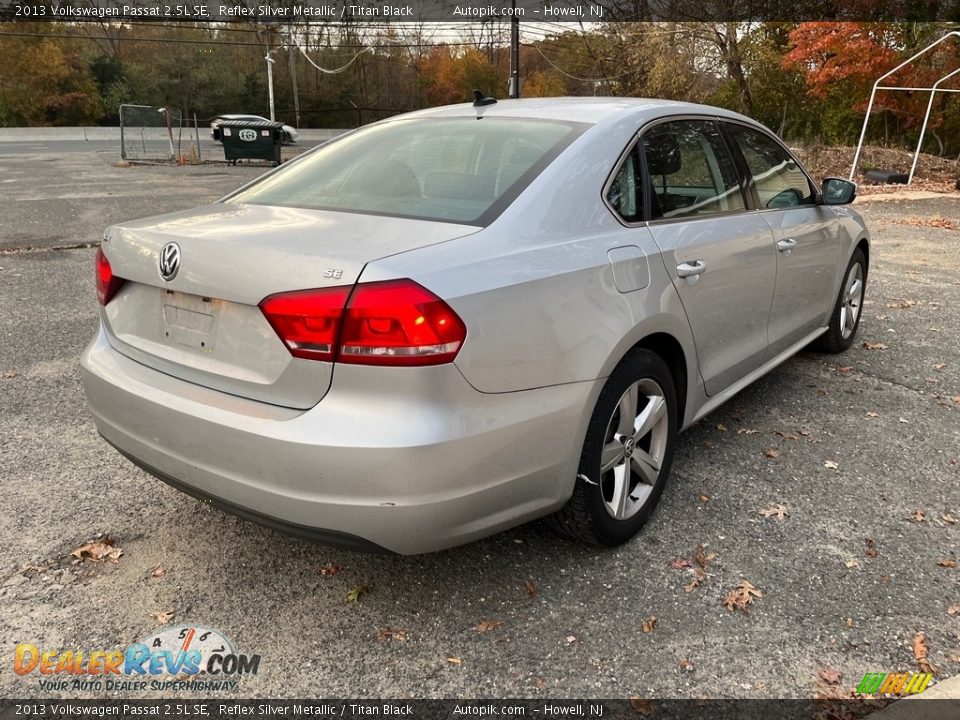 2013 Volkswagen Passat 2.5L SE Reflex Silver Metallic / Titan Black Photo #6