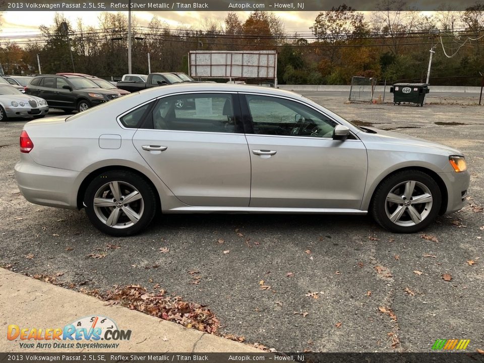 2013 Volkswagen Passat 2.5L SE Reflex Silver Metallic / Titan Black Photo #7