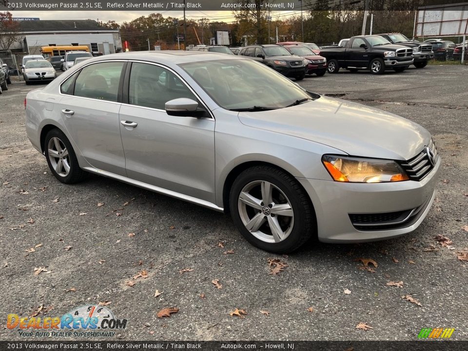 2013 Volkswagen Passat 2.5L SE Reflex Silver Metallic / Titan Black Photo #8