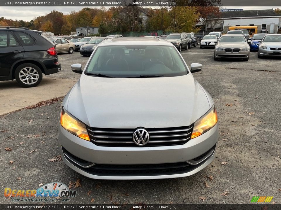 2013 Volkswagen Passat 2.5L SE Reflex Silver Metallic / Titan Black Photo #9