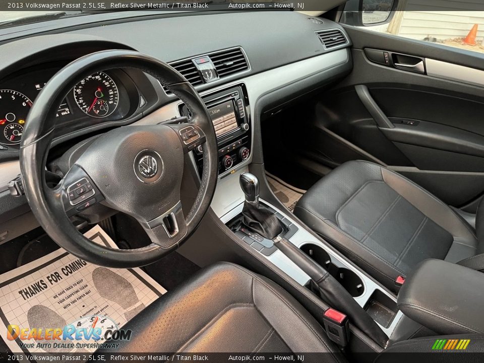 2013 Volkswagen Passat 2.5L SE Reflex Silver Metallic / Titan Black Photo #14