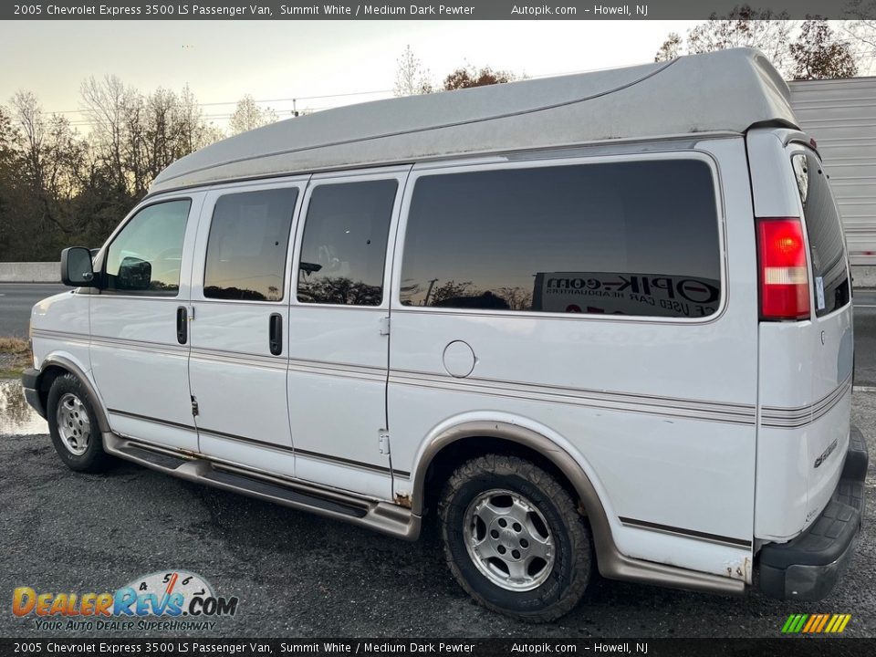 2005 Chevrolet Express 3500 LS Passenger Van Summit White / Medium Dark Pewter Photo #6