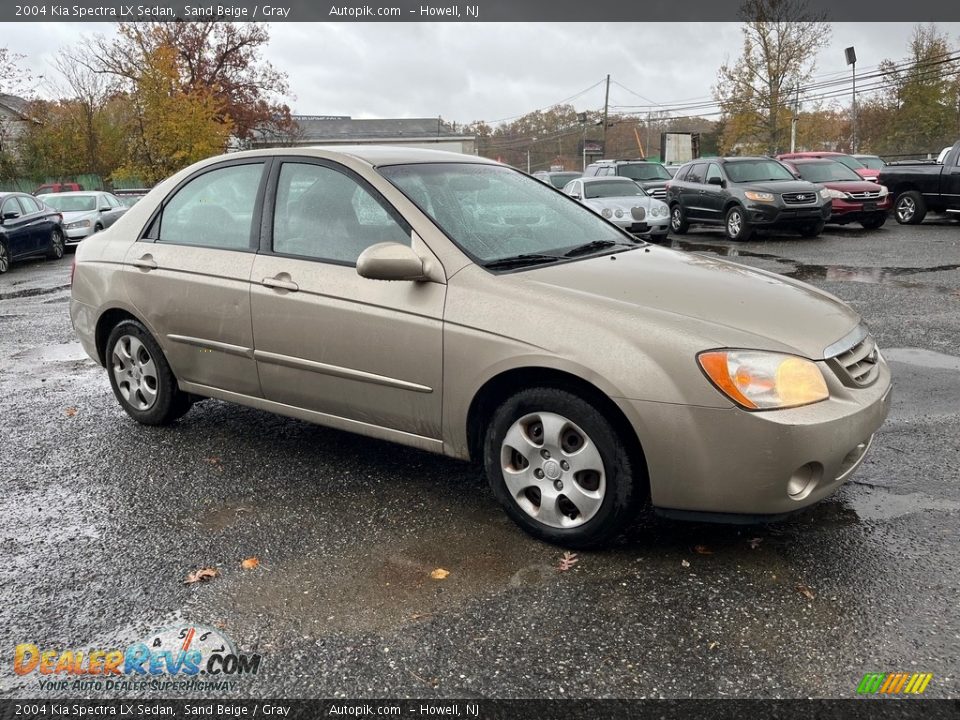 Front 3/4 View of 2004 Kia Spectra LX Sedan Photo #2