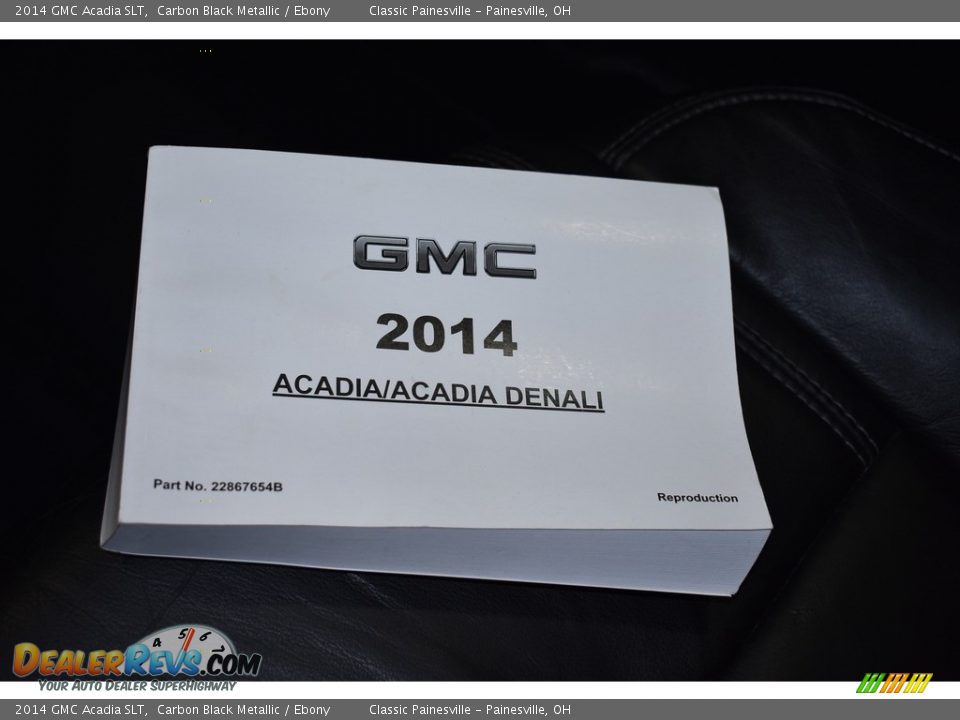 2014 GMC Acadia SLT Carbon Black Metallic / Ebony Photo #19