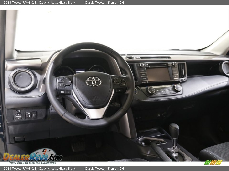 2018 Toyota RAV4 XLE Galactic Aqua Mica / Black Photo #6