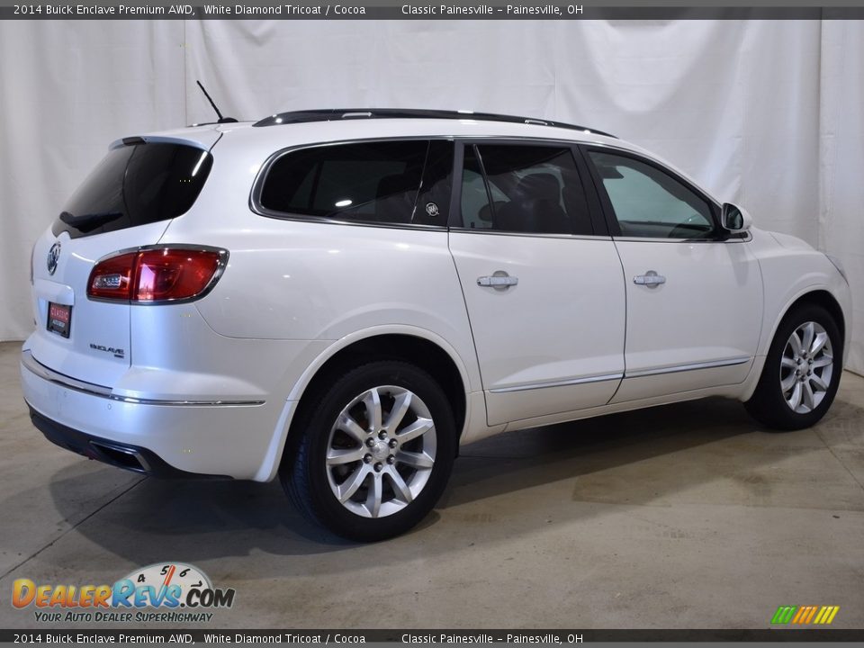 2014 Buick Enclave Premium AWD White Diamond Tricoat / Cocoa Photo #2