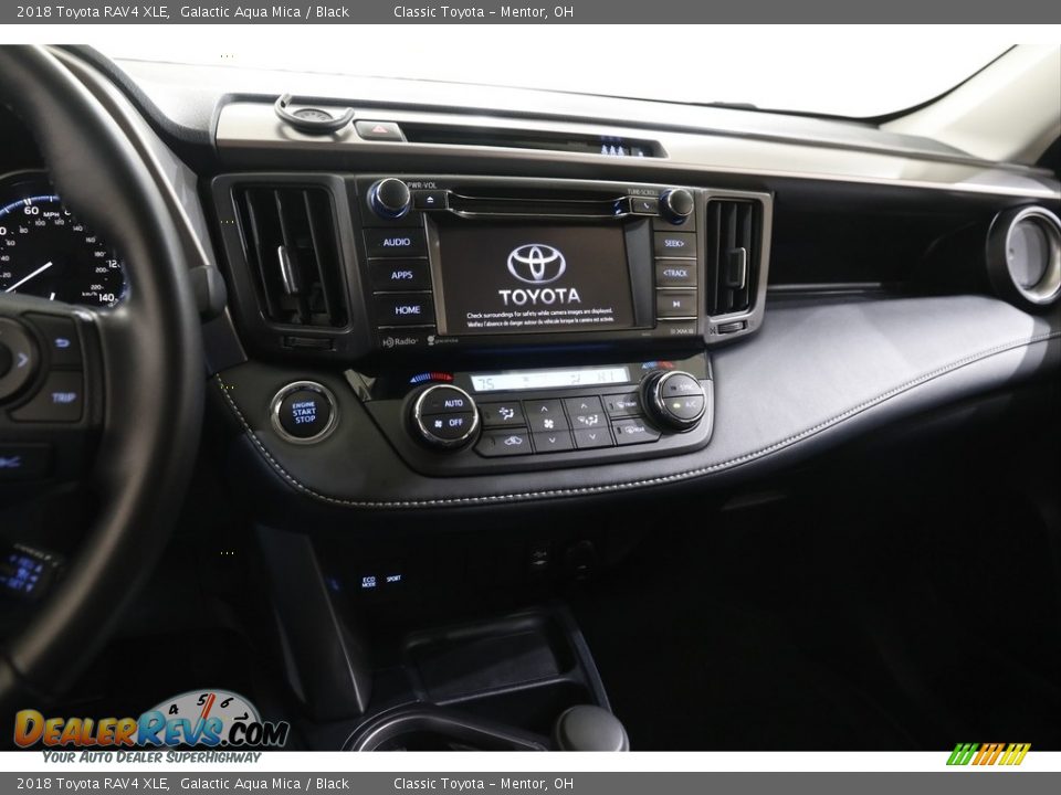 2018 Toyota RAV4 XLE Galactic Aqua Mica / Black Photo #9