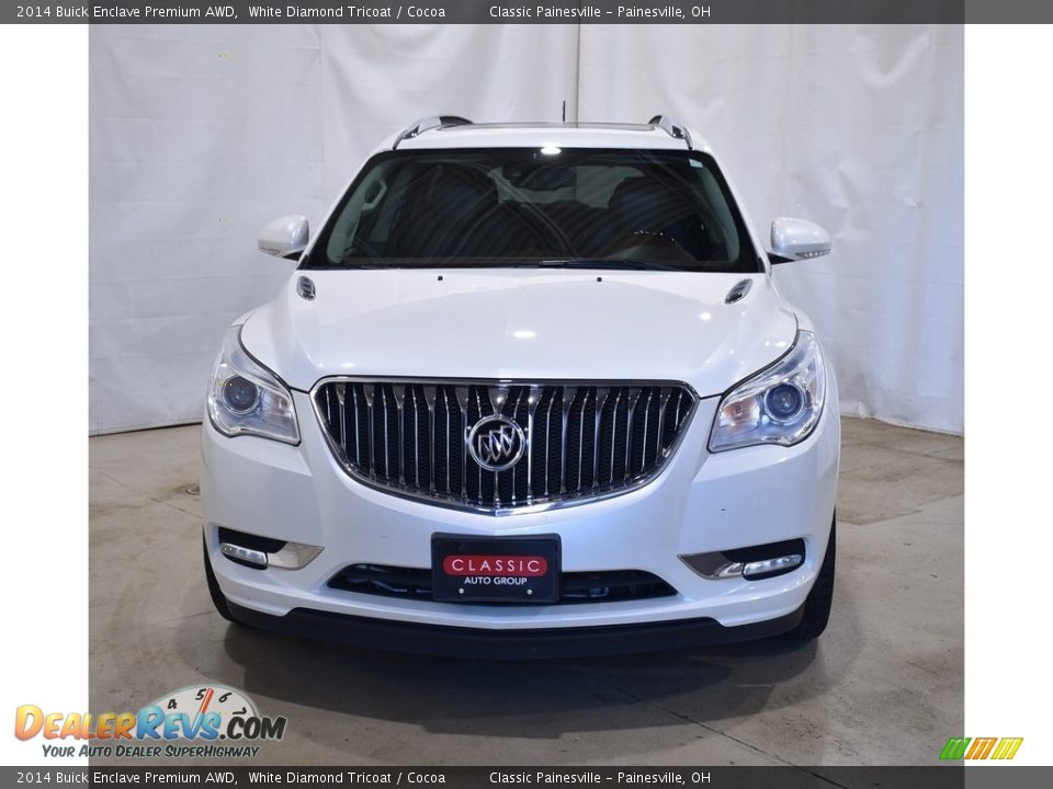 2014 Buick Enclave Premium AWD White Diamond Tricoat / Cocoa Photo #4