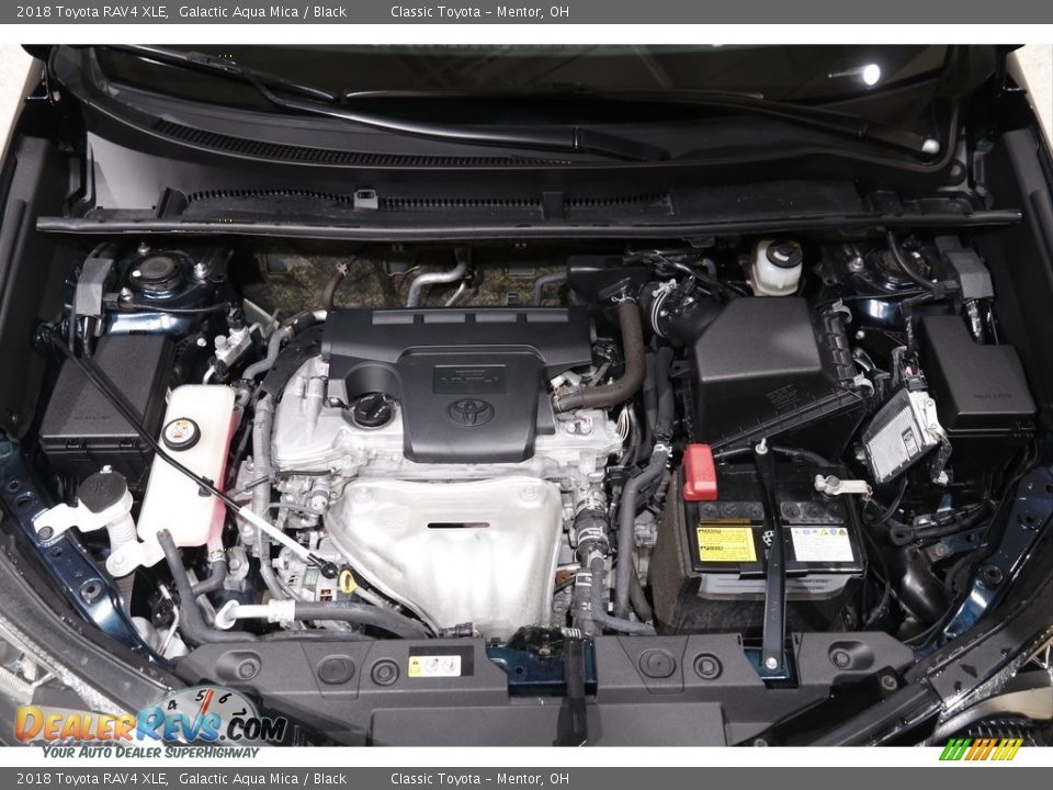 2018 Toyota RAV4 XLE Galactic Aqua Mica / Black Photo #18