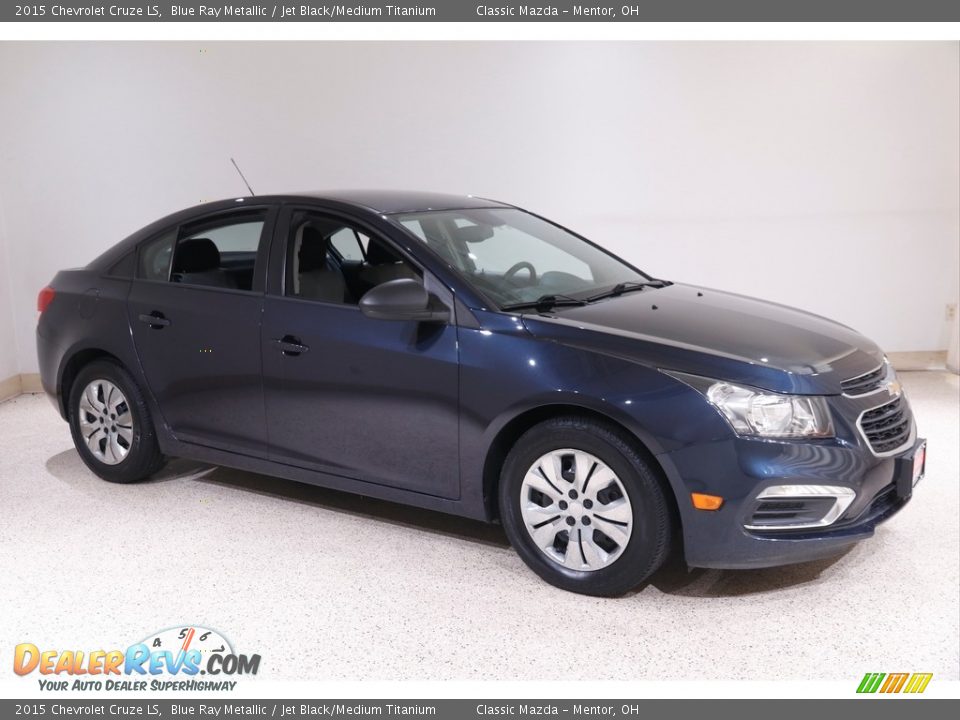 2015 Chevrolet Cruze LS Blue Ray Metallic / Jet Black/Medium Titanium Photo #1