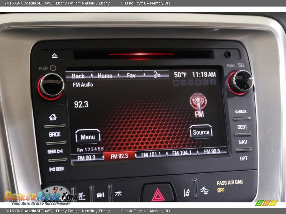 2016 GMC Acadia SLT AWD Ebony Twilight Metallic / Ebony Photo #10