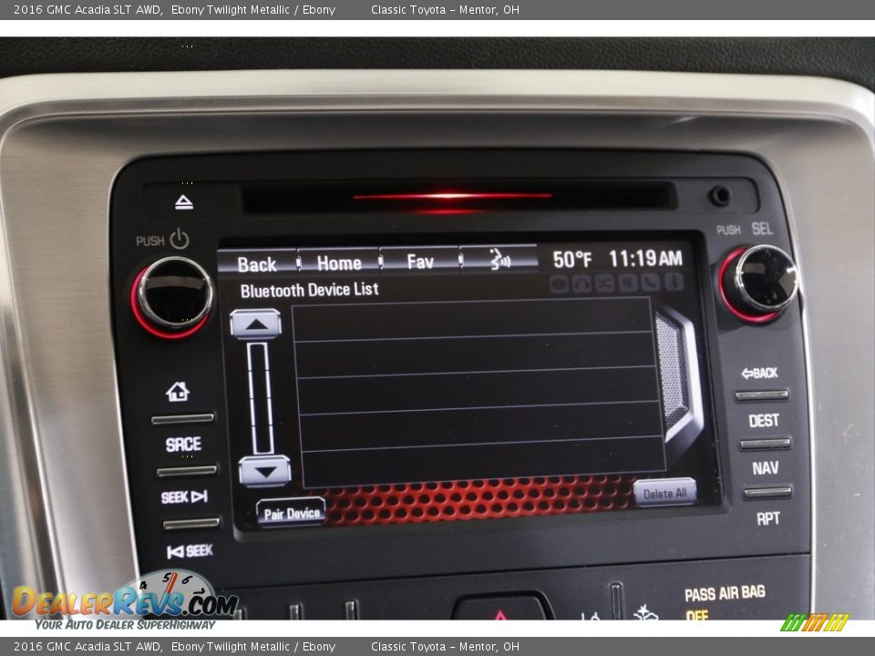2016 GMC Acadia SLT AWD Ebony Twilight Metallic / Ebony Photo #11