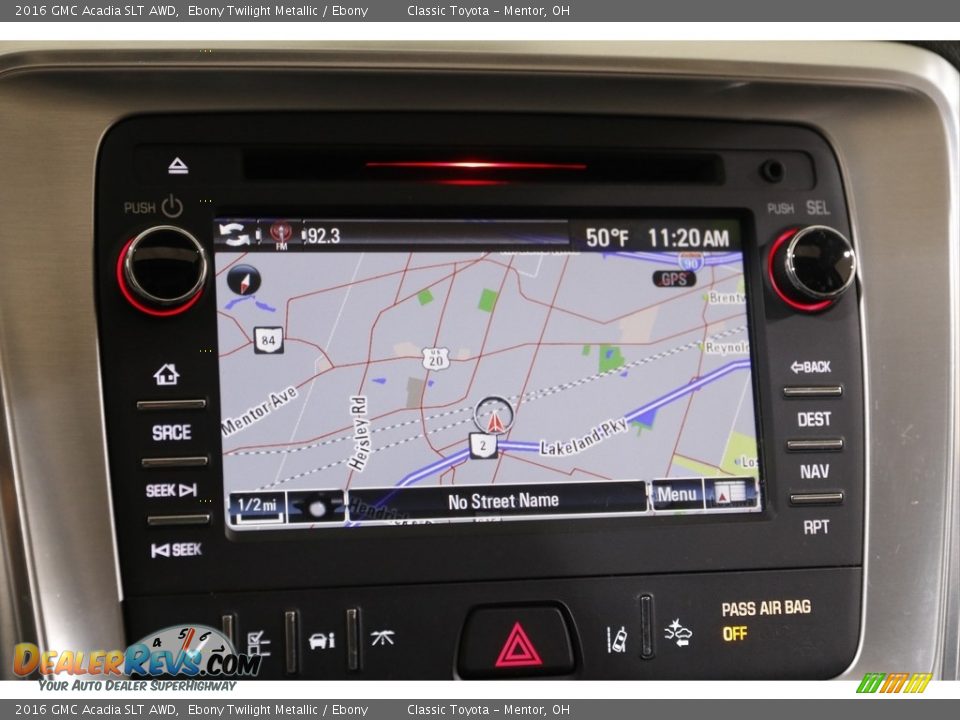 2016 GMC Acadia SLT AWD Ebony Twilight Metallic / Ebony Photo #12