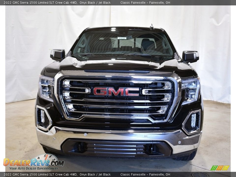 2022 GMC Sierra 1500 Limited SLT Crew Cab 4WD Onyx Black / Jet Black Photo #4