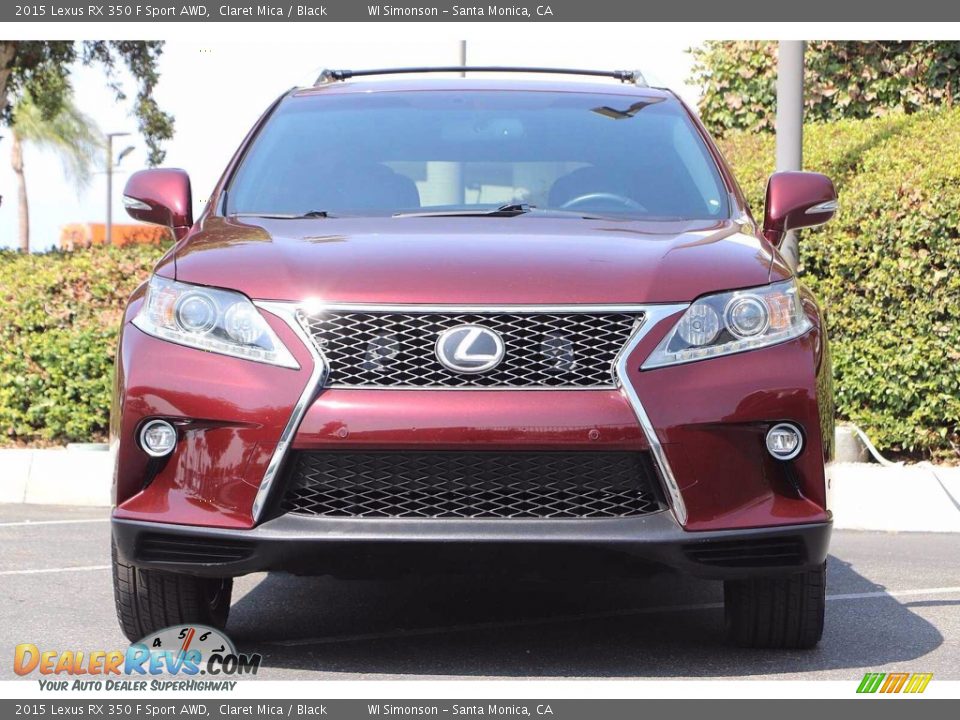 2015 Lexus RX 350 F Sport AWD Claret Mica / Black Photo #3