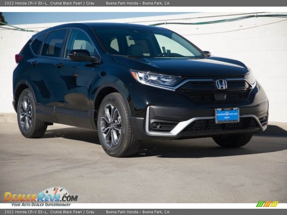 2022 Honda CR-V EX-L Crystal Black Pearl / Gray Photo #1