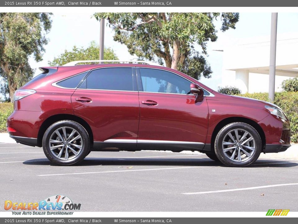 2015 Lexus RX 350 F Sport AWD Claret Mica / Black Photo #4