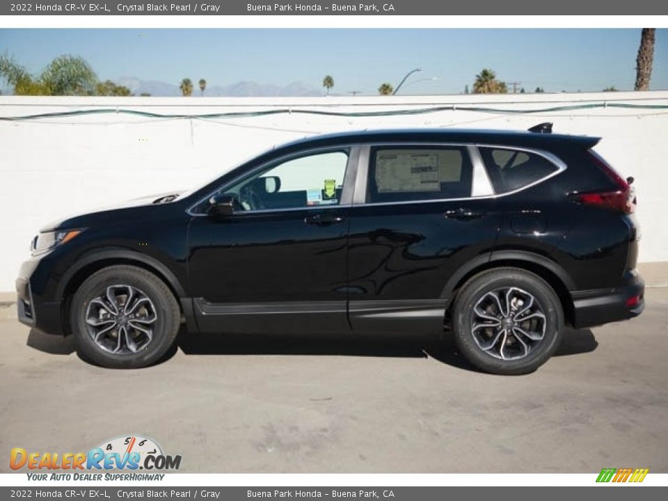 2022 Honda CR-V EX-L Crystal Black Pearl / Gray Photo #4