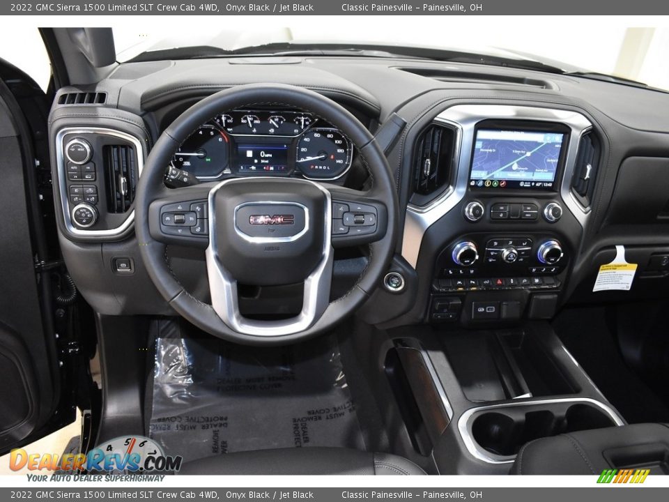 2022 GMC Sierra 1500 Limited SLT Crew Cab 4WD Onyx Black / Jet Black Photo #10