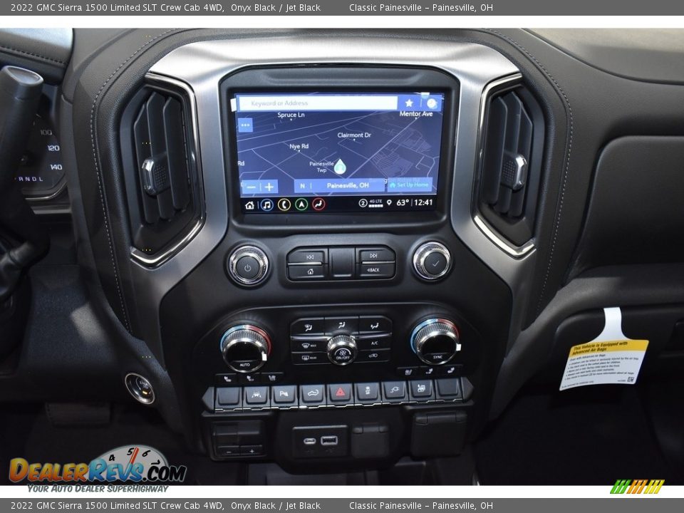 2022 GMC Sierra 1500 Limited SLT Crew Cab 4WD Onyx Black / Jet Black Photo #11