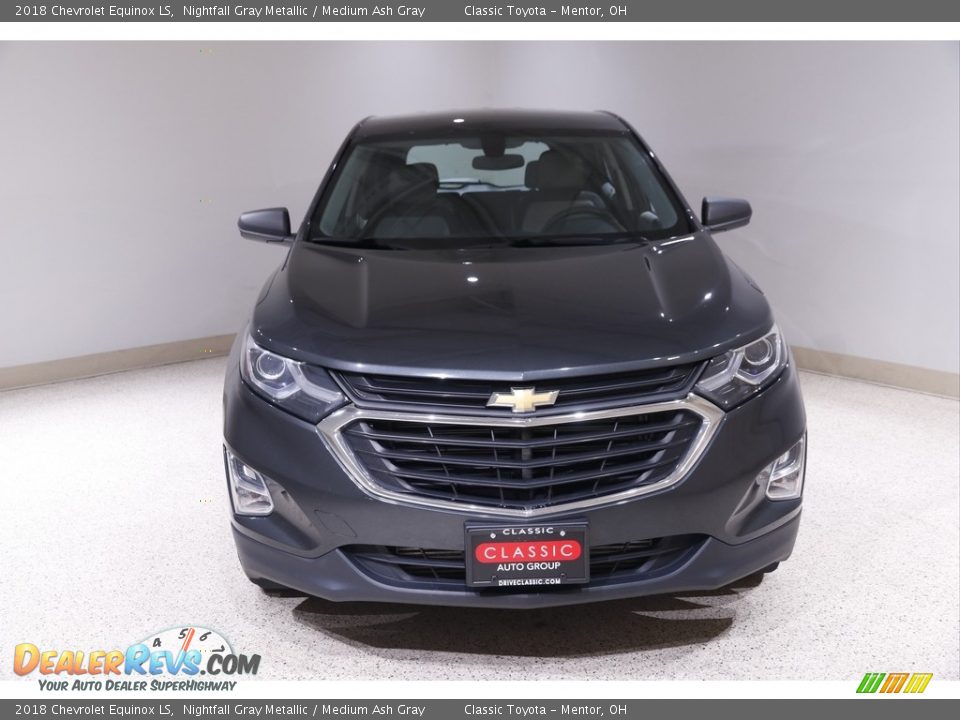2018 Chevrolet Equinox LS Nightfall Gray Metallic / Medium Ash Gray Photo #2