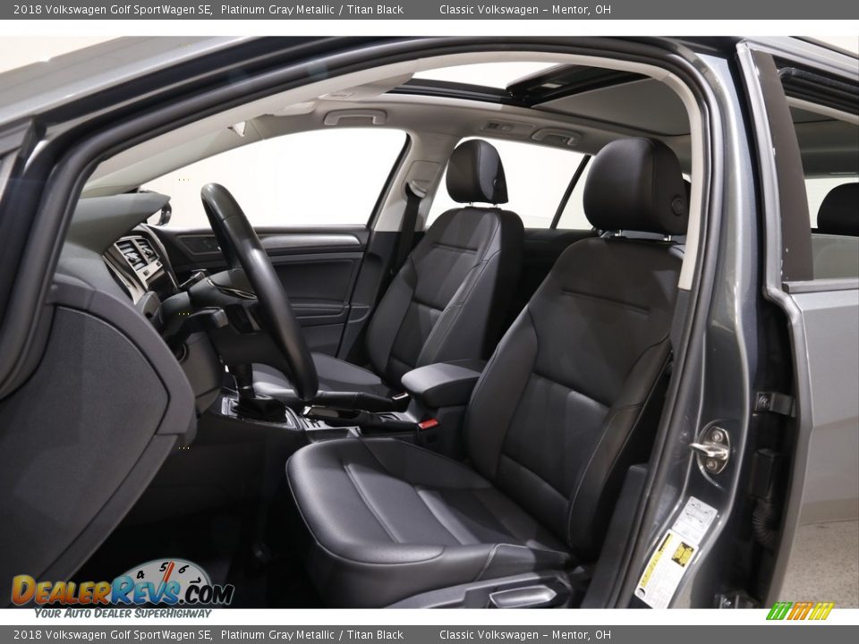 2018 Volkswagen Golf SportWagen SE Platinum Gray Metallic / Titan Black Photo #5