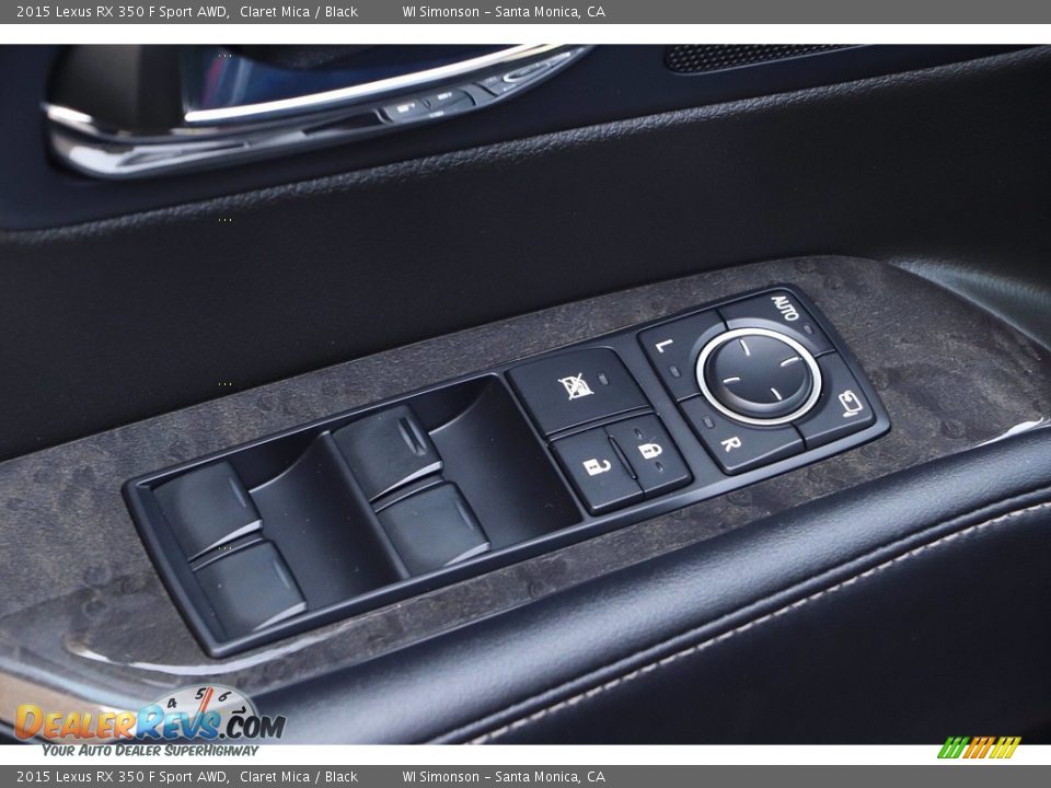 2015 Lexus RX 350 F Sport AWD Claret Mica / Black Photo #14
