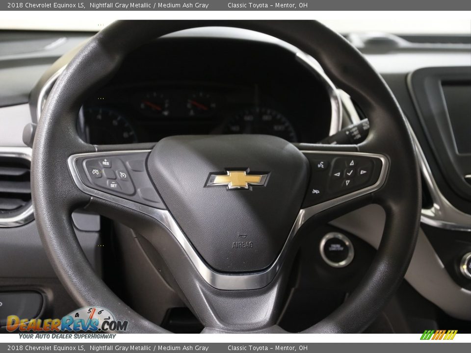2018 Chevrolet Equinox LS Nightfall Gray Metallic / Medium Ash Gray Photo #7