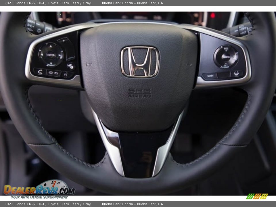 2022 Honda CR-V EX-L Crystal Black Pearl / Gray Photo #17