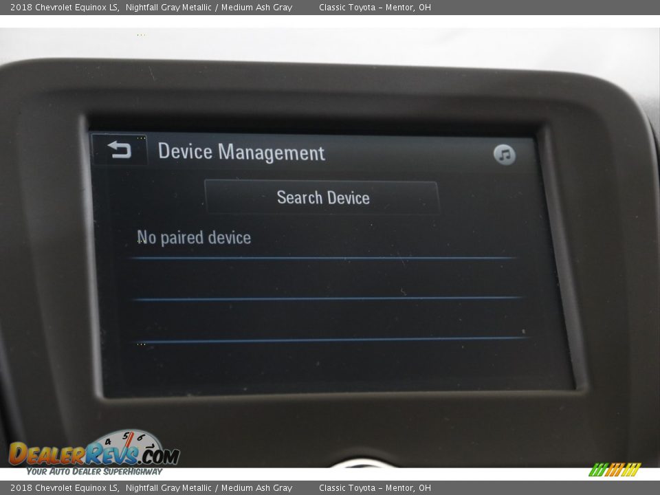 2018 Chevrolet Equinox LS Nightfall Gray Metallic / Medium Ash Gray Photo #11