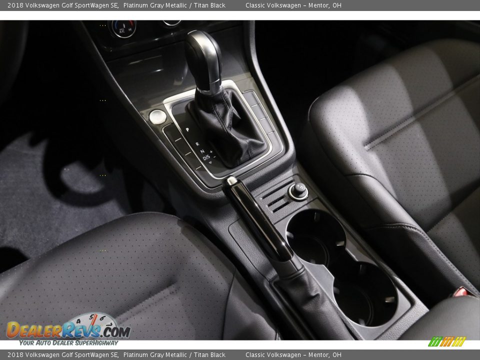 2018 Volkswagen Golf SportWagen SE Platinum Gray Metallic / Titan Black Photo #13