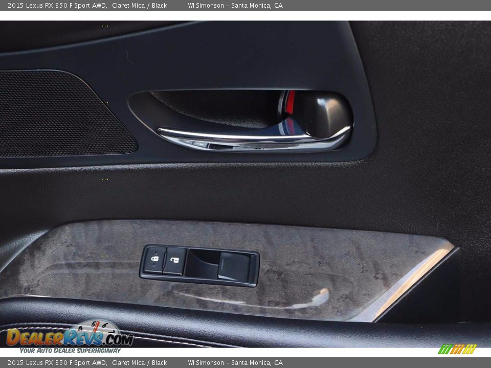 2015 Lexus RX 350 F Sport AWD Claret Mica / Black Photo #20