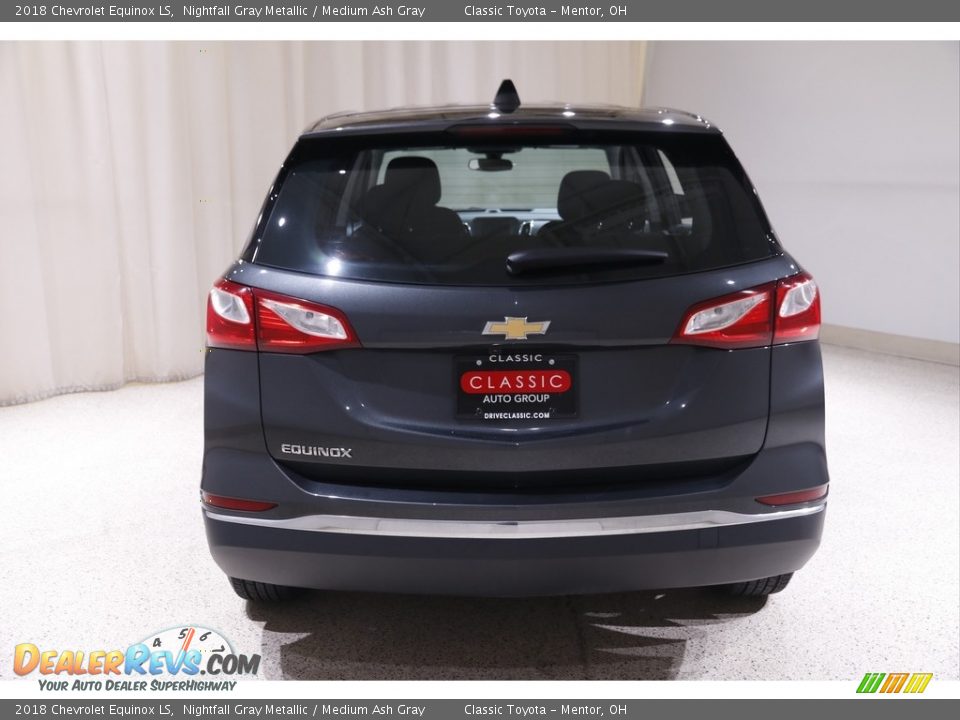 2018 Chevrolet Equinox LS Nightfall Gray Metallic / Medium Ash Gray Photo #16
