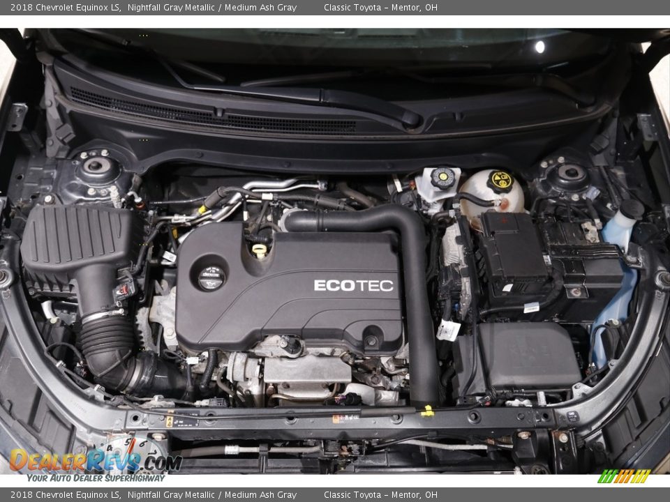 2018 Chevrolet Equinox LS Nightfall Gray Metallic / Medium Ash Gray Photo #17