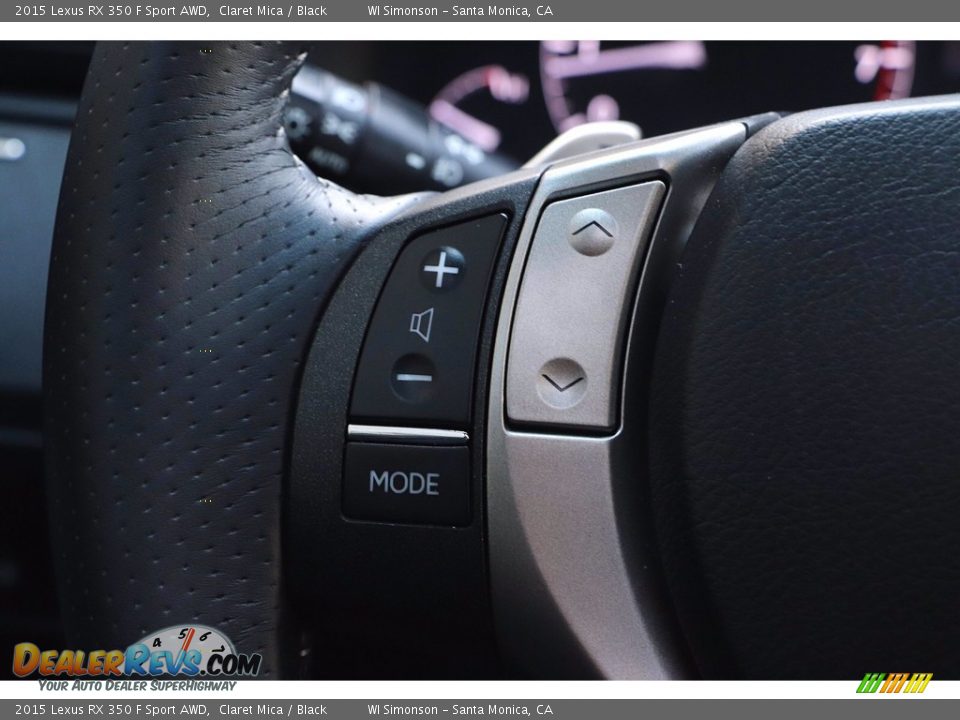2015 Lexus RX 350 F Sport AWD Claret Mica / Black Photo #32