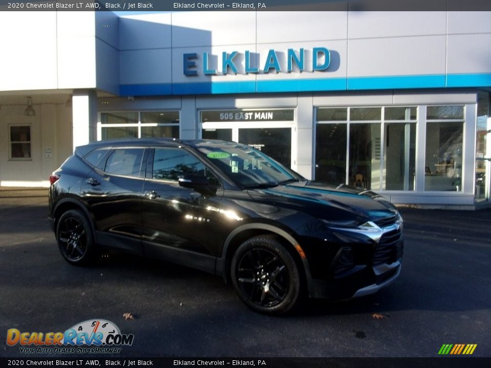 2020 Chevrolet Blazer LT AWD Black / Jet Black Photo #1