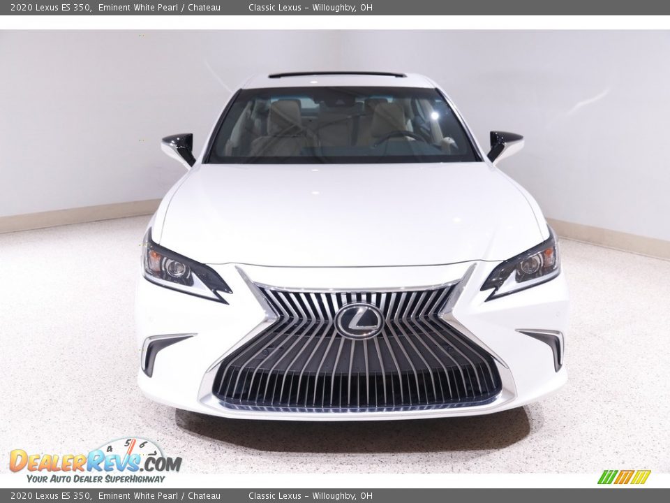 2020 Lexus ES 350 Eminent White Pearl / Chateau Photo #2