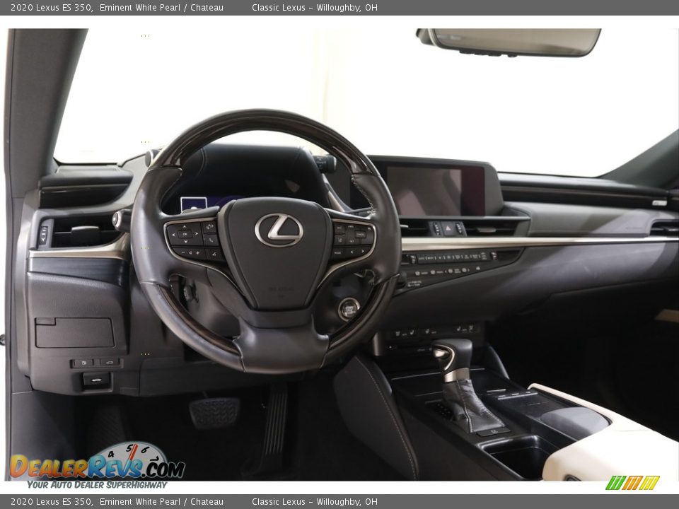 2020 Lexus ES 350 Eminent White Pearl / Chateau Photo #6