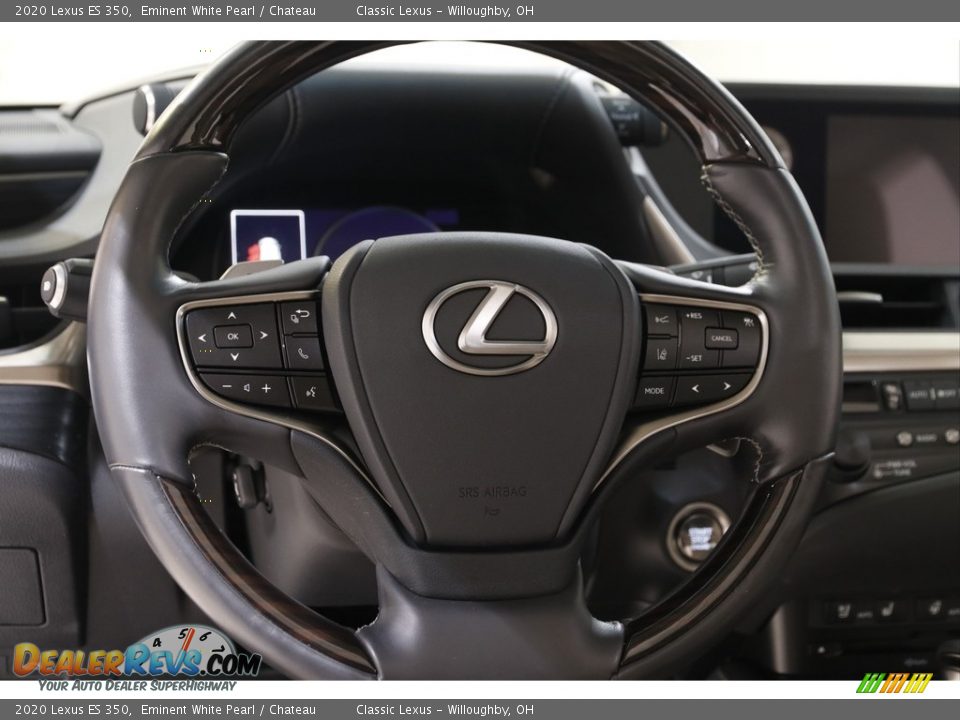 2020 Lexus ES 350 Eminent White Pearl / Chateau Photo #7