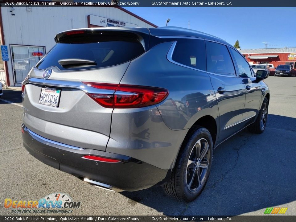 2020 Buick Enclave Premium Quicksilver Metallic / Dark Galvinized/Ebony Photo #11