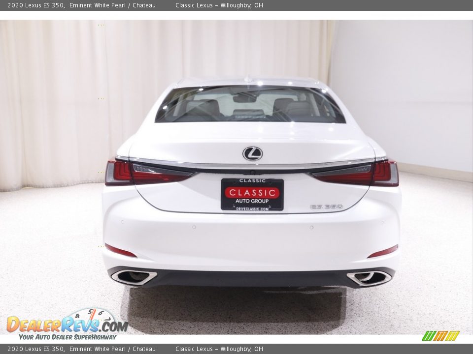 2020 Lexus ES 350 Eminent White Pearl / Chateau Photo #18