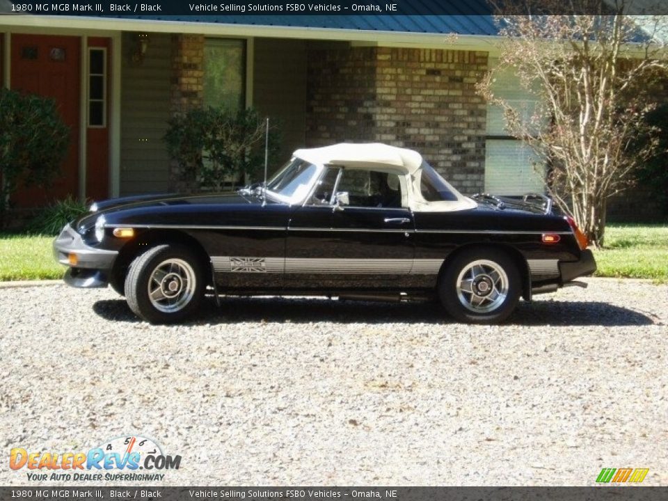 Black 1980 MG MGB Mark III Photo #11