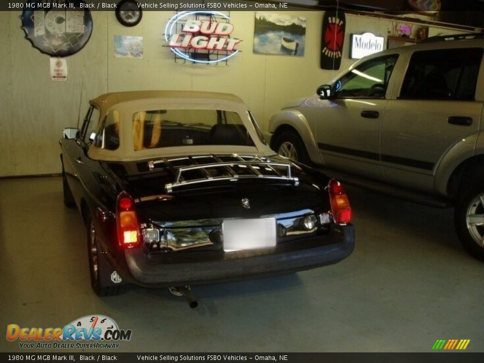 1980 MG MGB Mark III Black / Black Photo #12