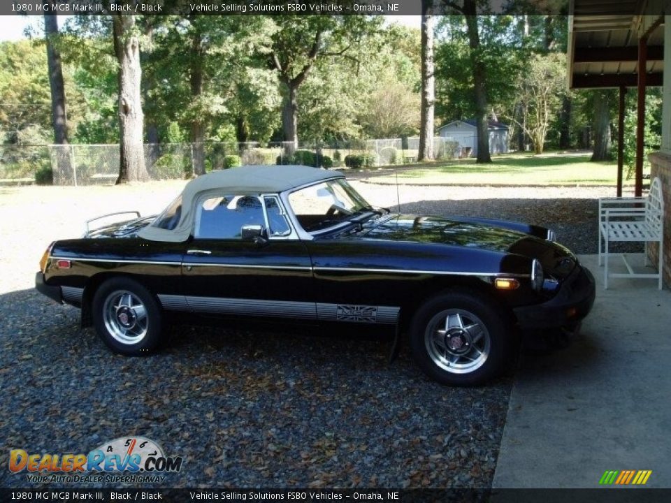 1980 MG MGB Mark III Black / Black Photo #14