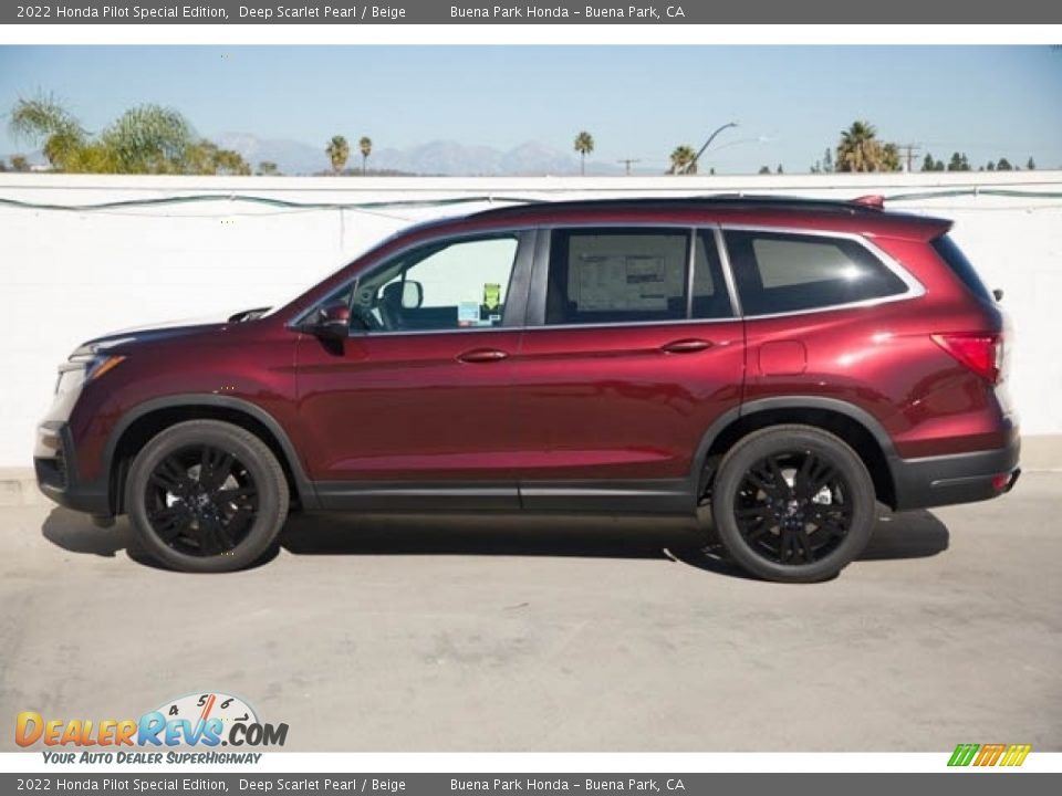 Deep Scarlet Pearl 2022 Honda Pilot Special Edition Photo #4