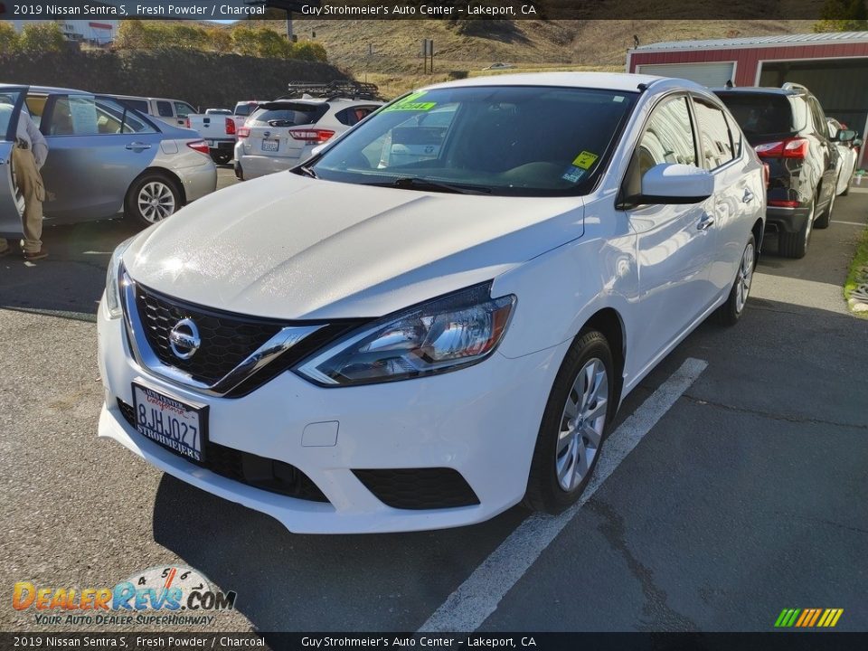 2019 Nissan Sentra S Fresh Powder / Charcoal Photo #3