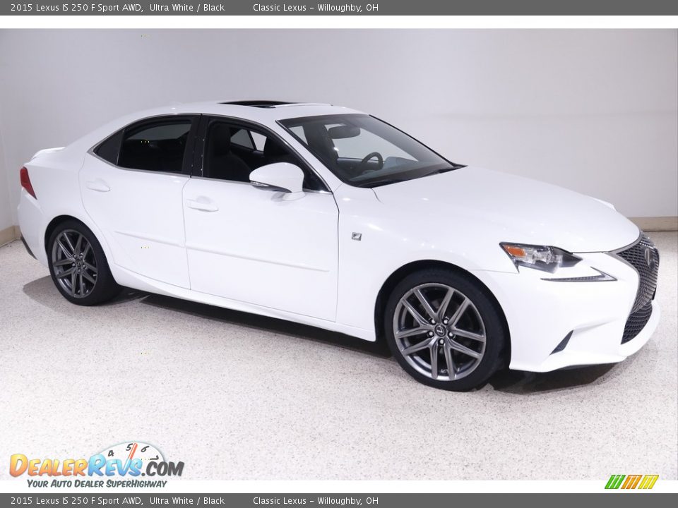 2015 Lexus IS 250 F Sport AWD Ultra White / Black Photo #1