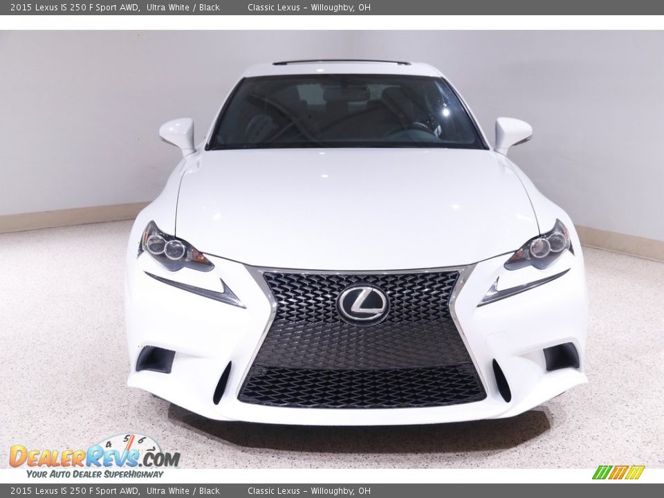 2015 Lexus IS 250 F Sport AWD Ultra White / Black Photo #2