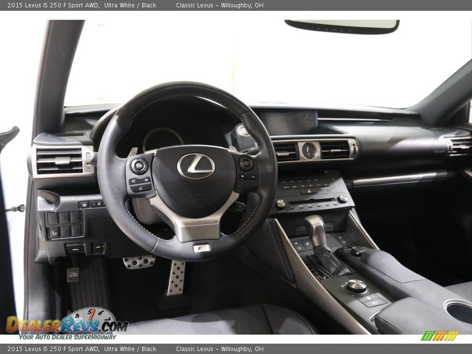 2015 Lexus IS 250 F Sport AWD Ultra White / Black Photo #6