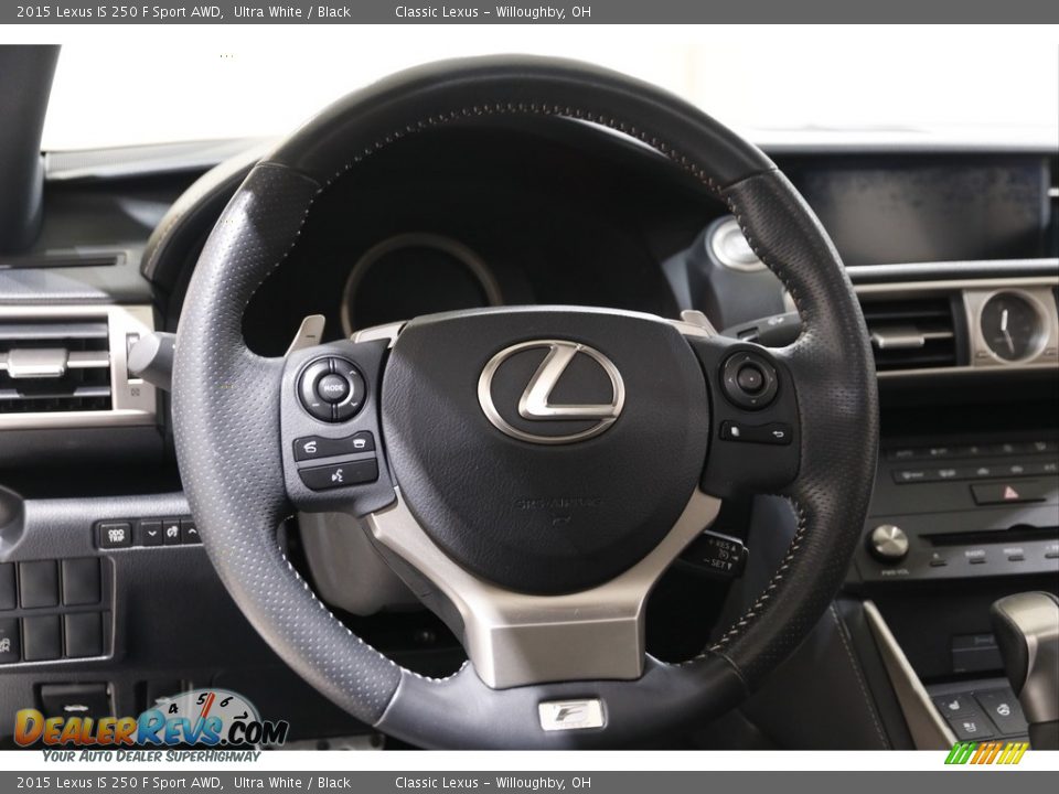 2015 Lexus IS 250 F Sport AWD Ultra White / Black Photo #7